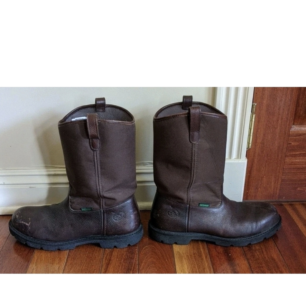 Georgia Boot Homeland Steel Toe Waterproof Wellington Size 12 READ